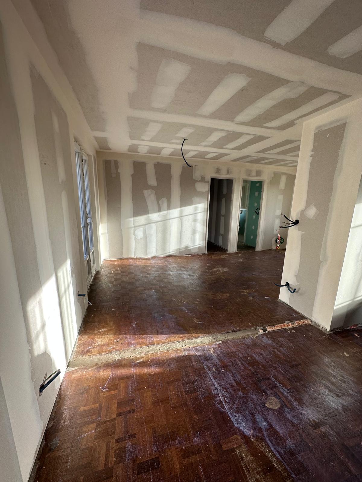 Rénovation en cours - placo